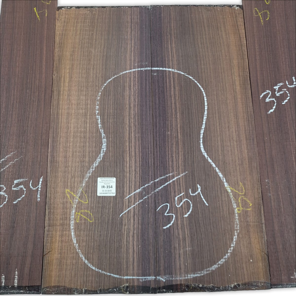 Set de Aros y Fondo IR-354 de Indian Rosewood Especial para Instrumentos Pequeños / Corte Radial8