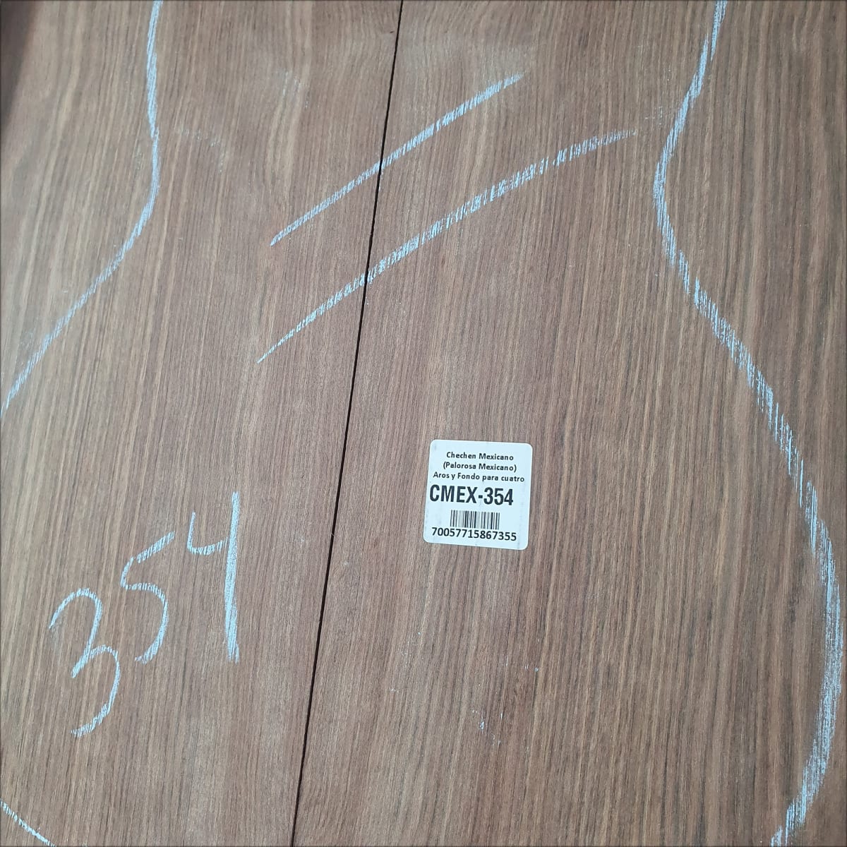 Set de Aros y Fondo CMEX-354 de Chechen Mexicano Especial para Tiple / Corte Radial7