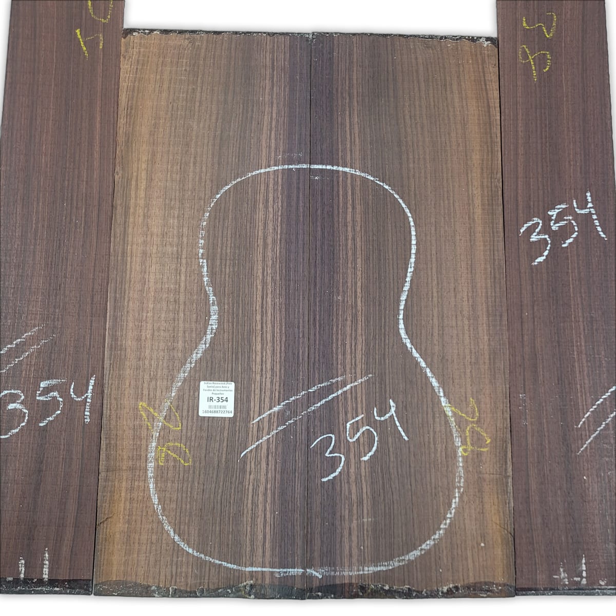 Set de Aros y Fondo IR-354 de Indian Rosewood Especial para Instrumentos Pequeños / Corte Radial9