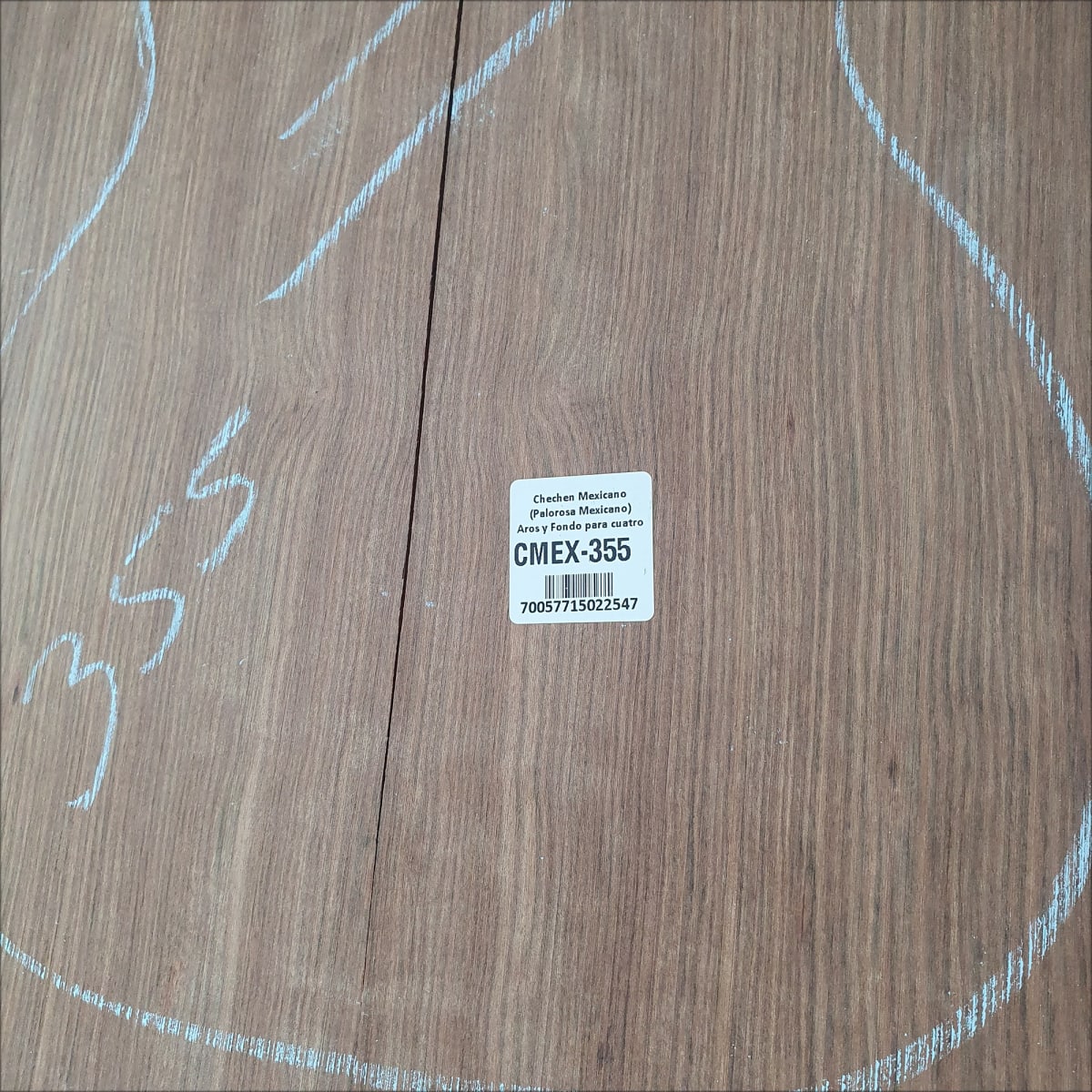 Set de Aros y Fondo CMEX-355 de Chechen Mexicano Especial para Tiple / Corte Radial7