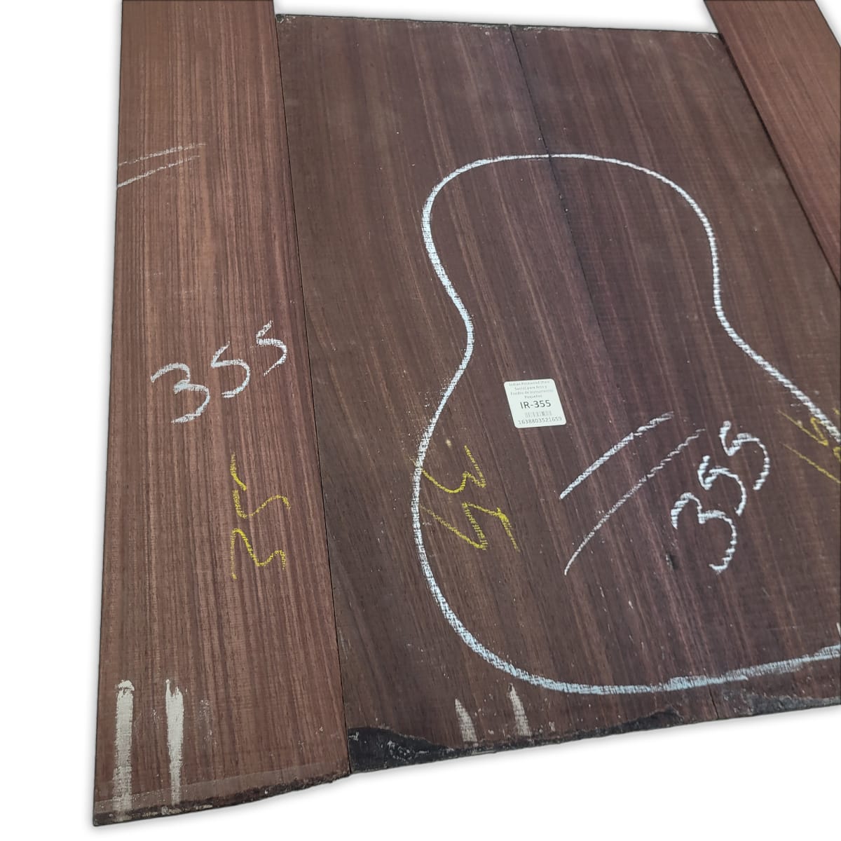 Set de Aros y Fondo IR-355 de Indian Rosewood Especial para Instrumentos Pequeños / Corte Radial6