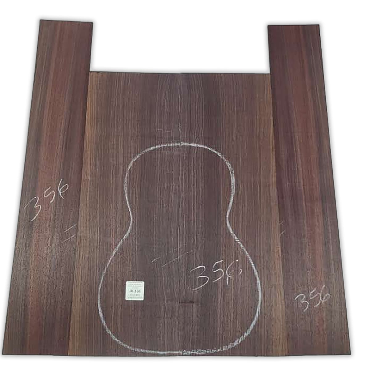 Set de Aros y Fondo IR-356 de Indian Rosewood Especial para Instrumentos Pequeños / Corte Radial9