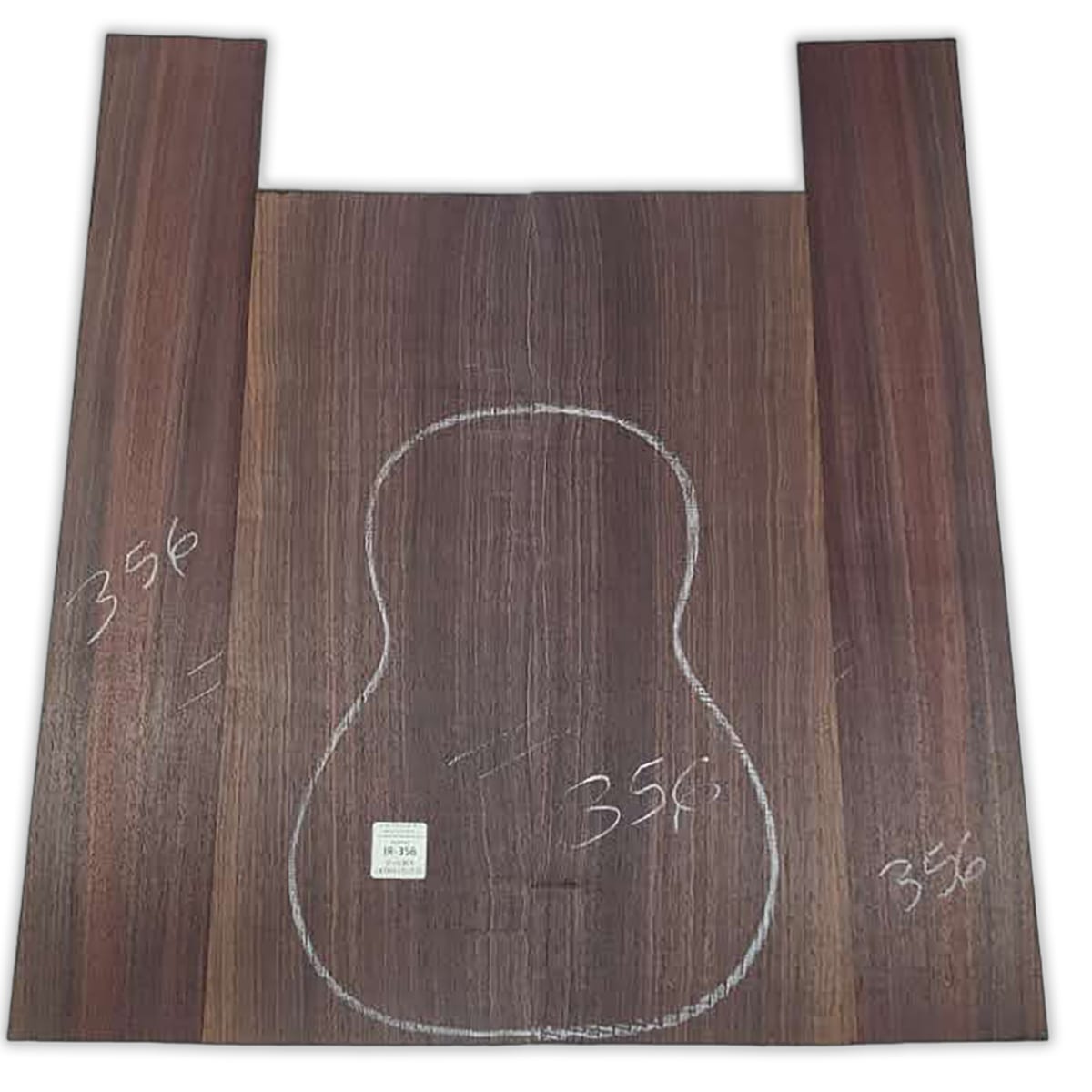 Set de Aros y Fondo IR-356 de Indian Rosewood Especial para Instrumentos Pequeños / Corte Radial 0