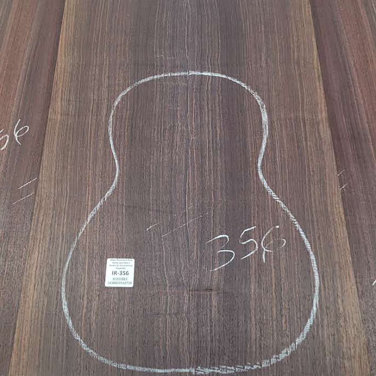 Set de Aros y Fondo IR-356 de Indian Rosewood Especial para Instrumentos Pequeños / Corte Radial7