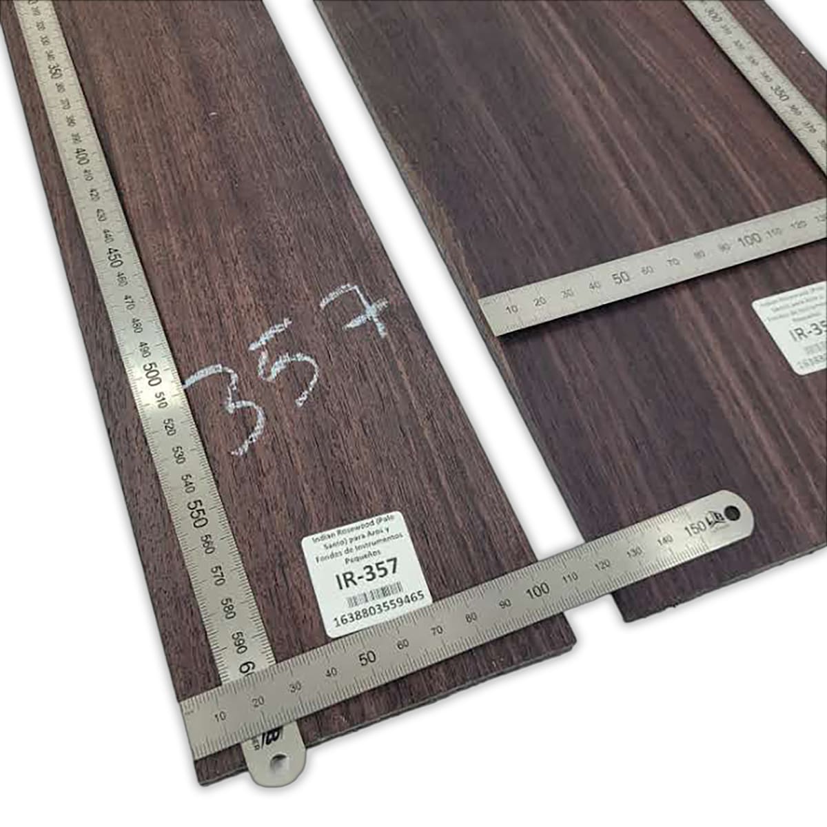 Set de Aros y Fondo IR-357 de Indian Rosewood Especial para Instrumentos Pequeños / Corte Radial2