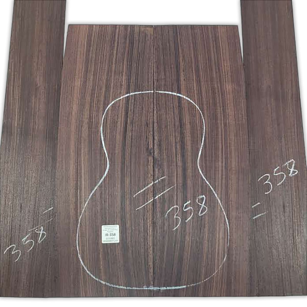 Set de Aros y Fondo IR-358 de Indian Rosewood Especial para Instrumentos Pequeños / Corte Radial8