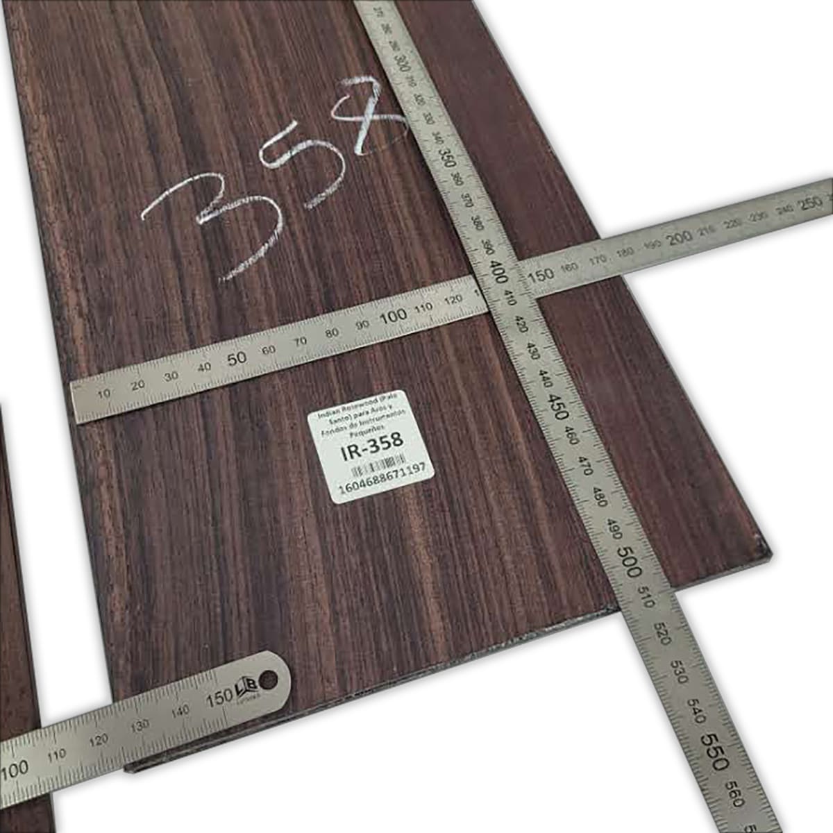 Set de Aros y Fondo IR-358 de Indian Rosewood Especial para Instrumentos Pequeños / Corte Radial3