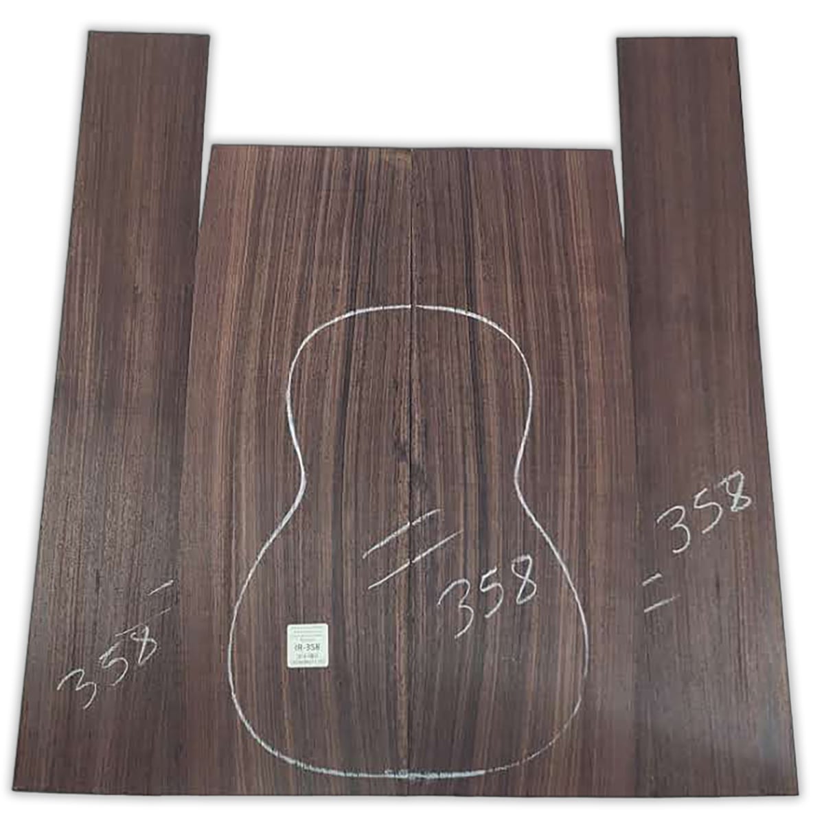 Set de Aros y Fondo IR-358 de Indian Rosewood Especial para Instrumentos Pequeños / Corte Radial10