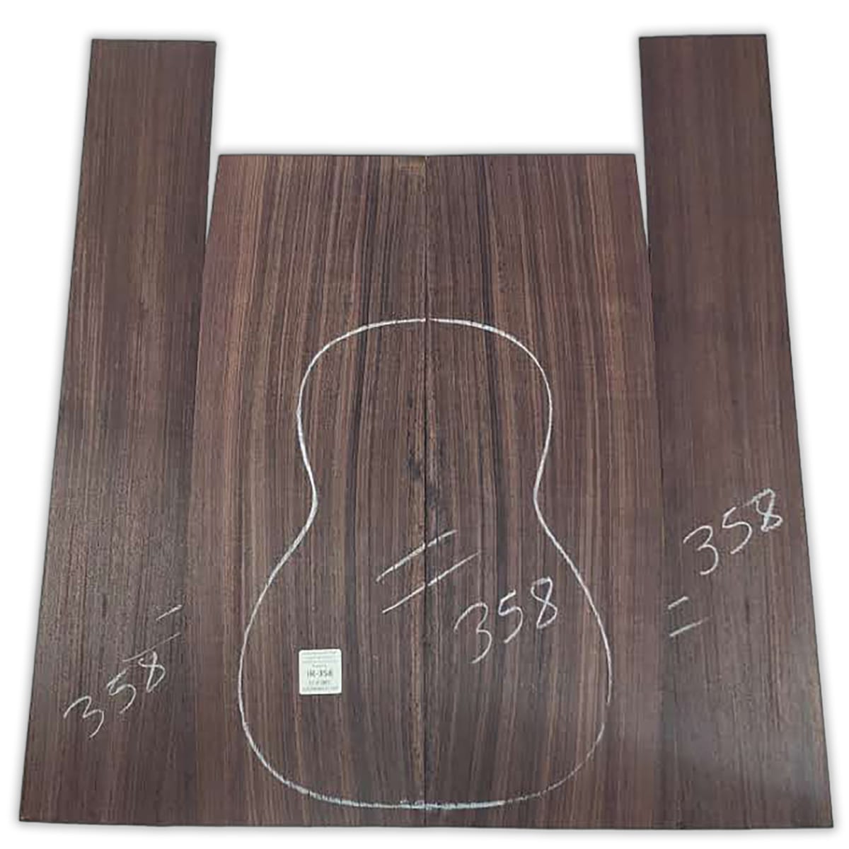 Set de Aros y Fondo IR-358 de Indian Rosewood Especial para Instrumentos Pequeños / Corte Radial 0
