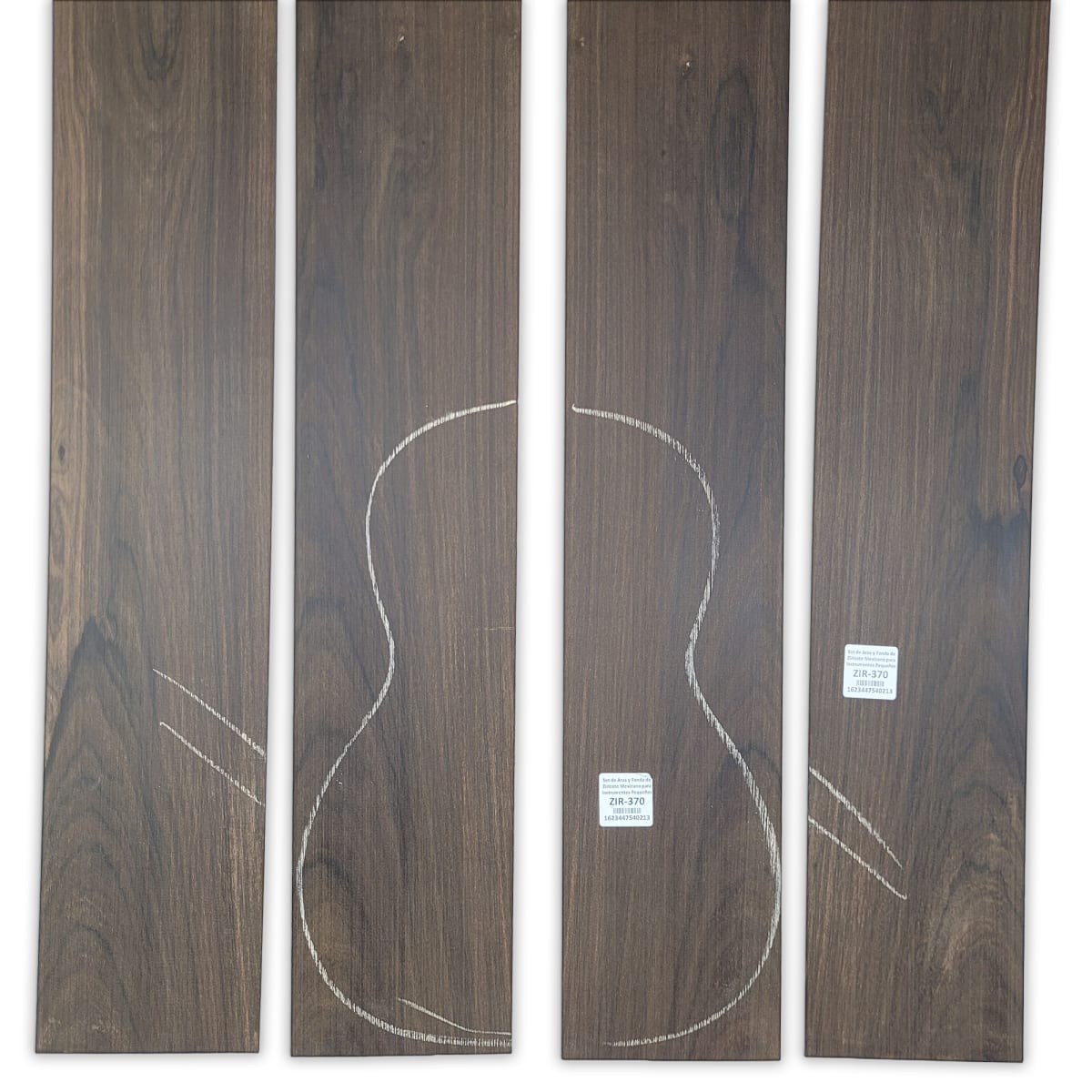 Set ZIR-370 de Ziricote Mexicano Especial para Aros y Fondo de Instrumentos Pequeños 0