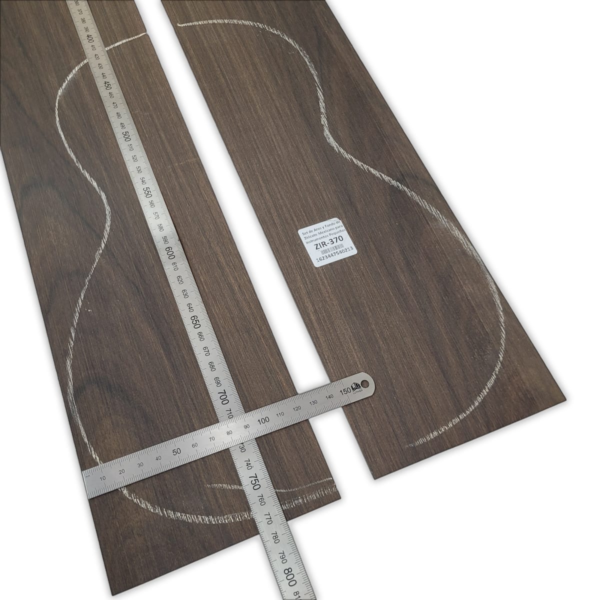 Set ZIR-370 de Ziricote Mexicano Especial para Aros y Fondo de Instrumentos Pequeños2