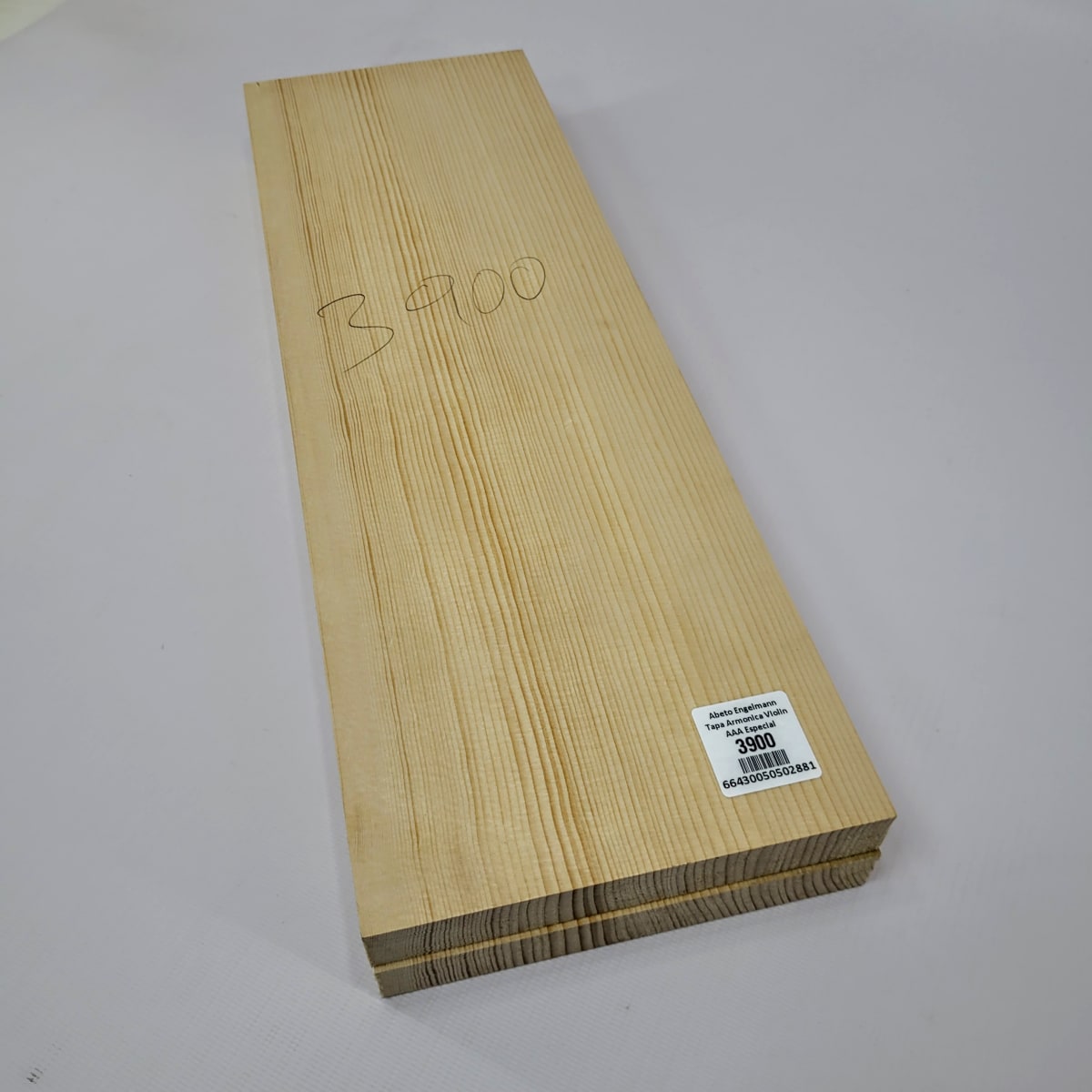 Madera para Tapa Armónica REF: 3900 para Violin de Abeto Engelmann Calidad A4