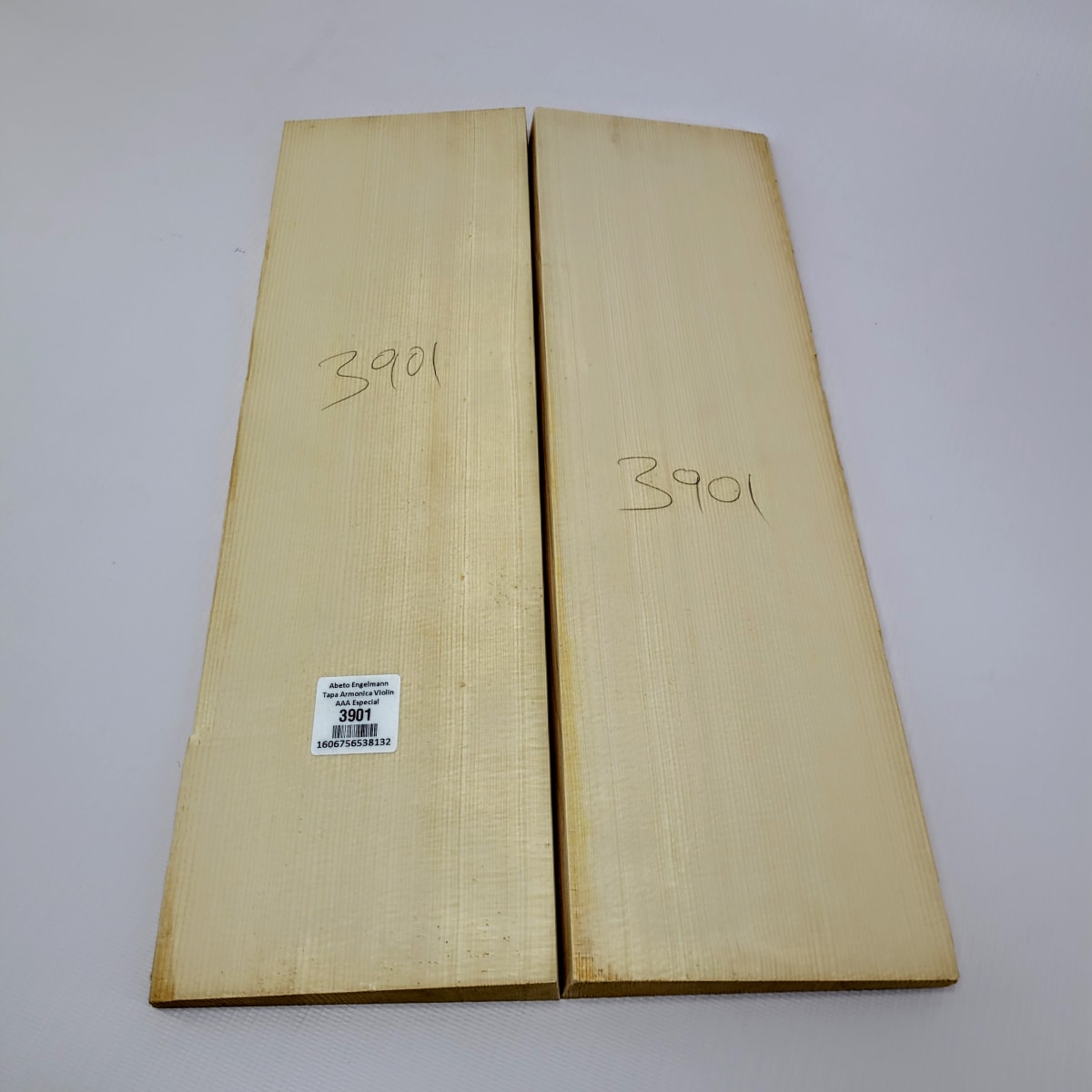 Madera para Tapa Armónica REF: 3901 para Violin de Abeto Engelmann Calidad AAA5