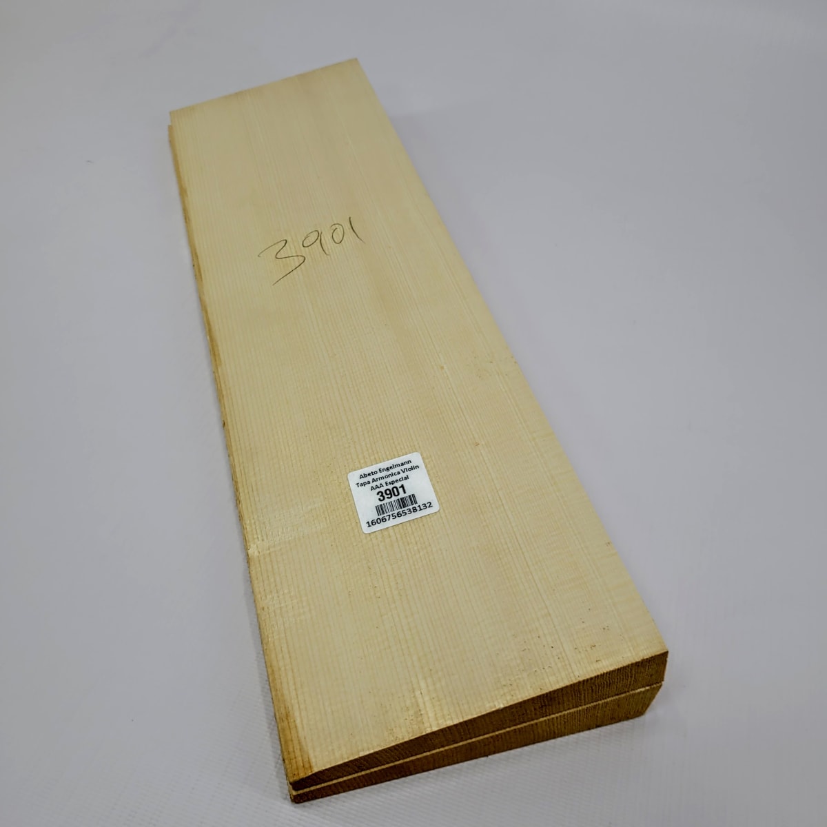 Madera para Tapa Armónica REF: 3901 para Violin de Abeto Engelmann Calidad AAA6