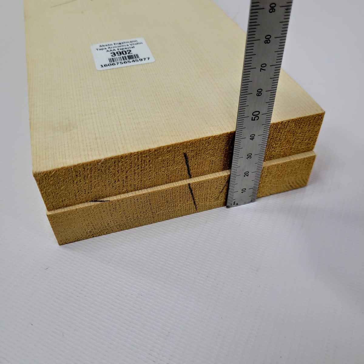 Madera para Tapa Armónica REF: 3902 para Violin de Abeto Engelmann Calidad AAA4