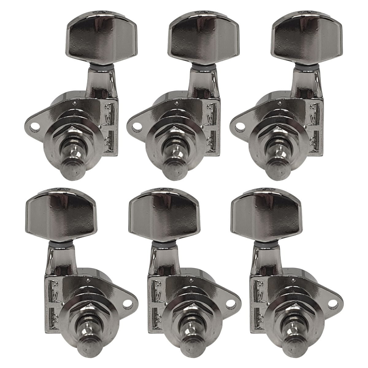 Clavijero 3L-3R para Guitarra Electrica. Mod: GG-101. Chrome1