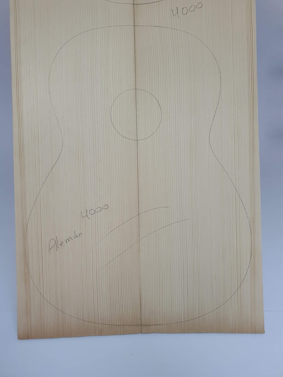 Tapa Armonica Unica REF: 4000 SUPER EXTRA GRANDE! de Abeto Aleman Especial AA4