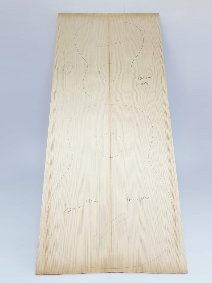 Tapa Armonica Unica REF: 4001 SUPER EXTRA GRANDE! de Abeto Aleman Especial AA 0