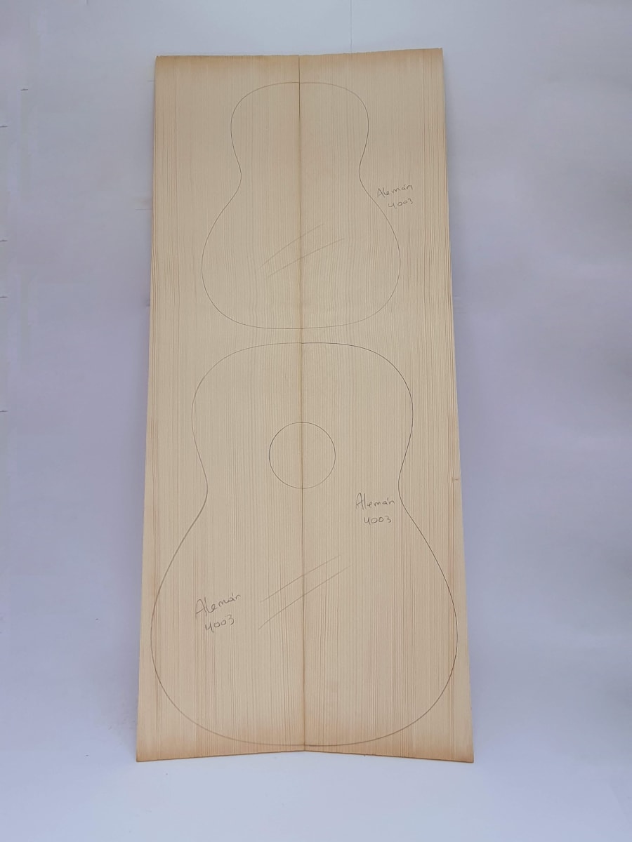 Tapa Armonica Unica REF: 4003 SUPER EXTRA GRANDE! de Abeto Aleman Especial AAA 0