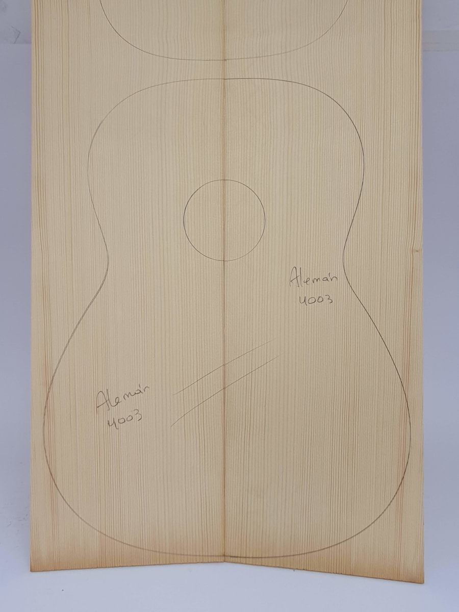 Tapa Armonica Unica REF: 4003 SUPER EXTRA GRANDE! de Abeto Aleman Especial AAA3