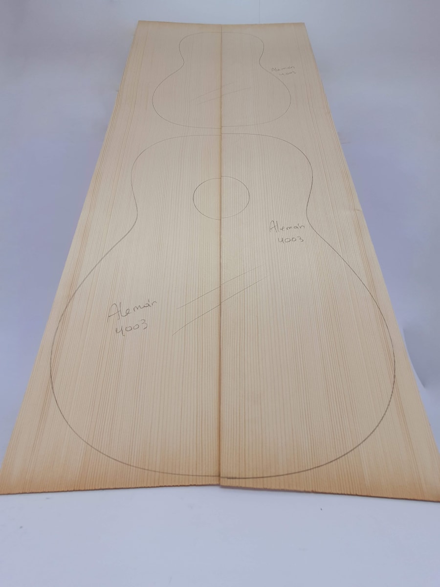 Tapa Armonica Unica REF: 4003 SUPER EXTRA GRANDE! de Abeto Aleman Especial AAA5