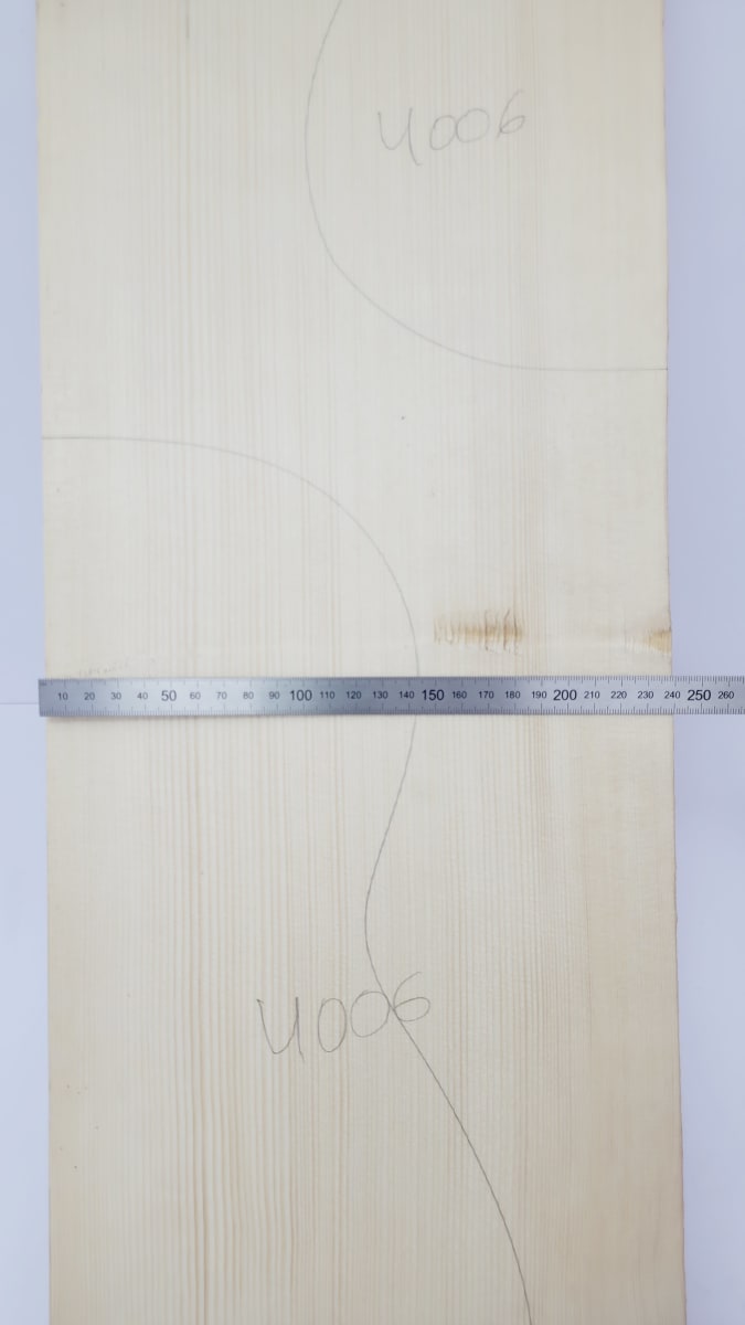 Barra Armonica AA-533 de Abeto Alemán para Armado Interno3
