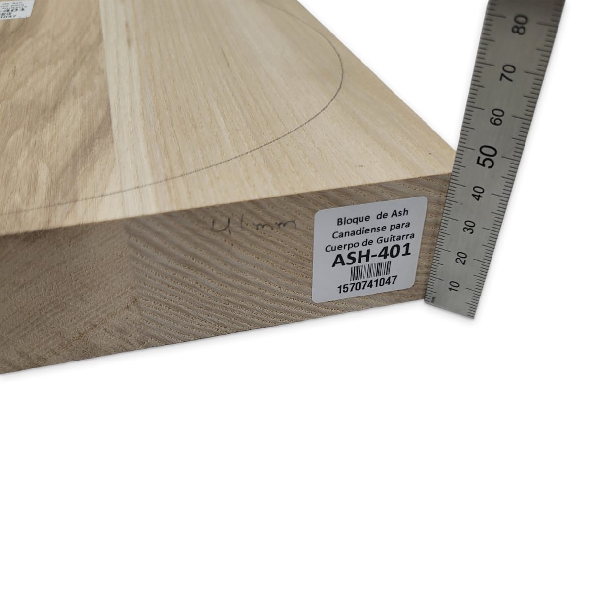 Bloque ASH-401 de Ash Canadiense para Cuerpo de Guitarra4