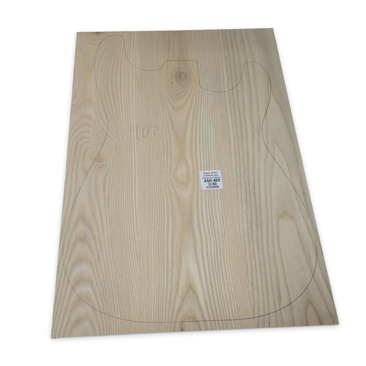 Bloque ASH-402 de Ash Canadiense para Cuerpo de Guitarra5