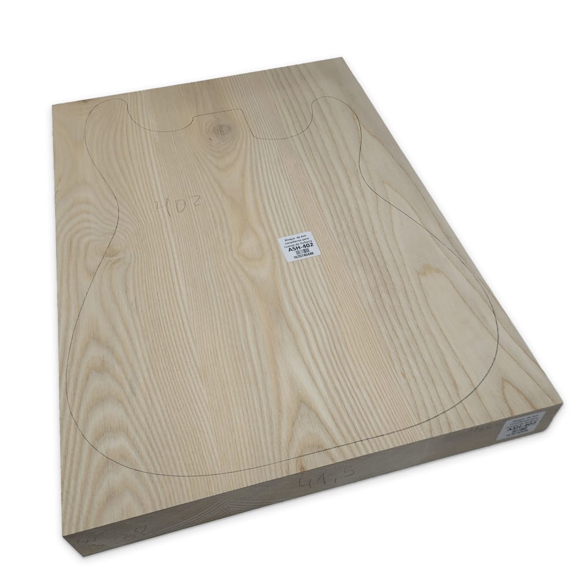 Bloque ASH-402 de Ash Canadiense para Cuerpo de Guitarra6