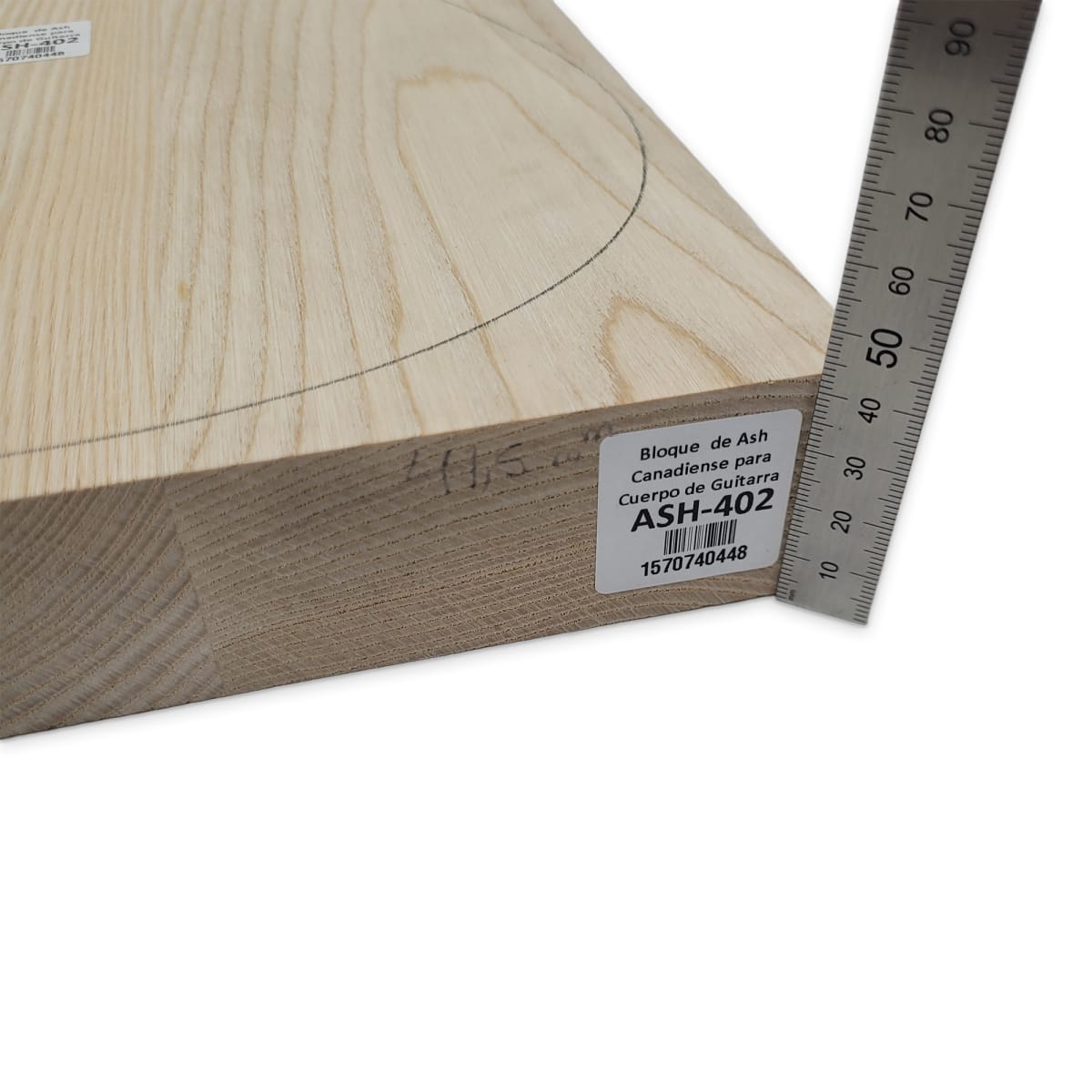 Bloque ASH-402 de Ash Canadiense para Cuerpo de Guitarra4