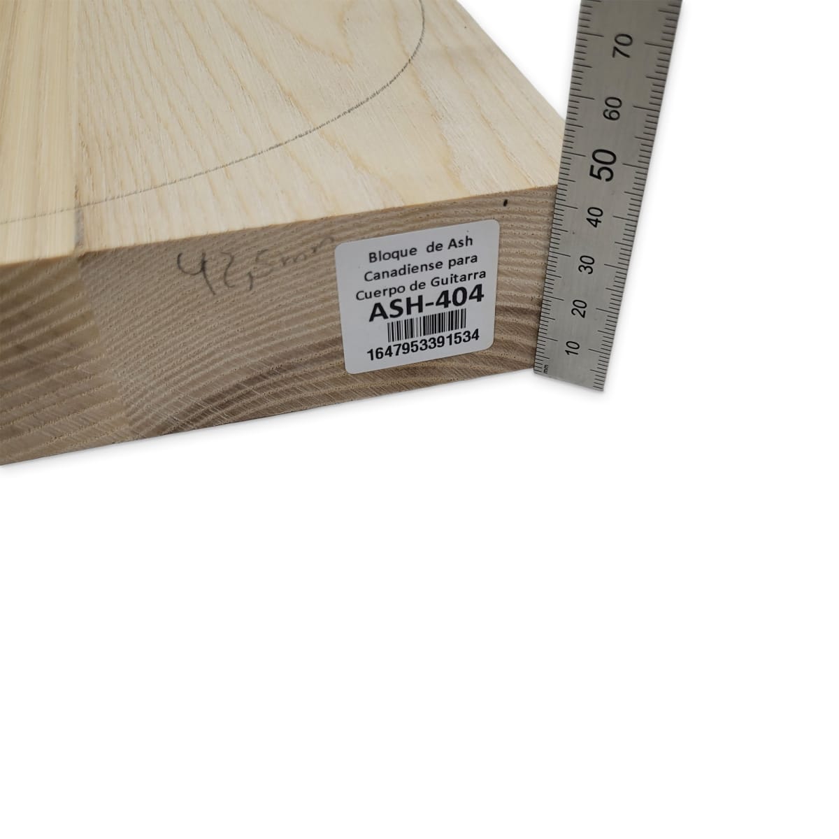 Bloque ASH-404 de Ash Canadiense para Cuerpo de Guitarra4