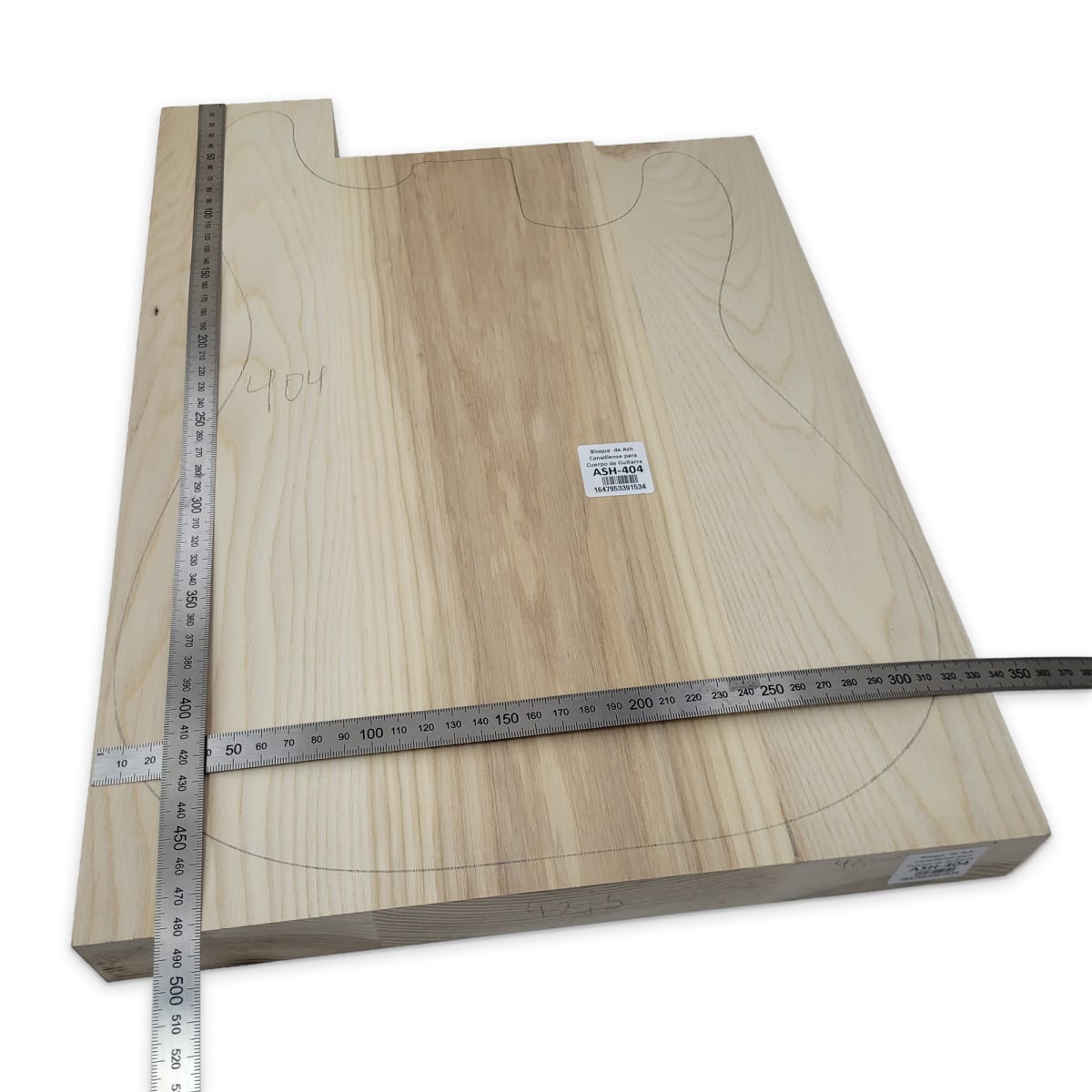 Bloque ASH-404 de Ash Canadiense para Cuerpo de Guitarra2