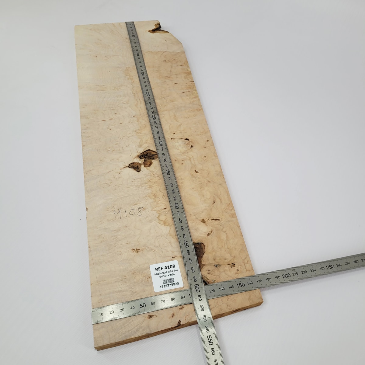 Madera para Top REF: 4108 de Maple Burl AAA para Guitarra/Bajo3