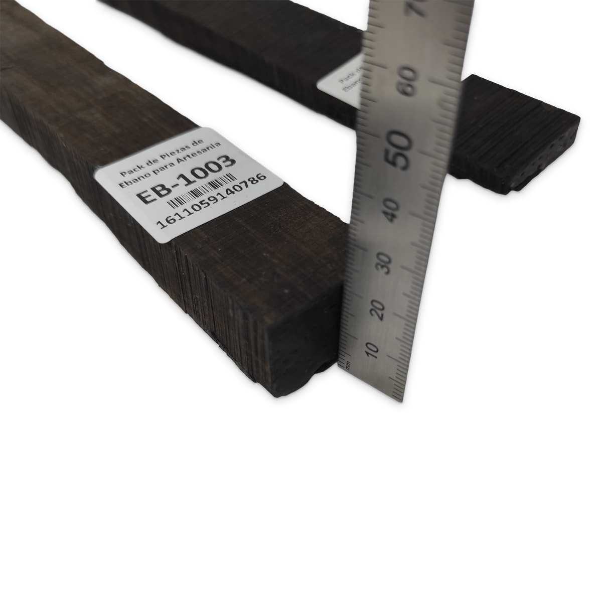 Set de 3 Piezas EB-1003 de Ebano Negro para Artesania4