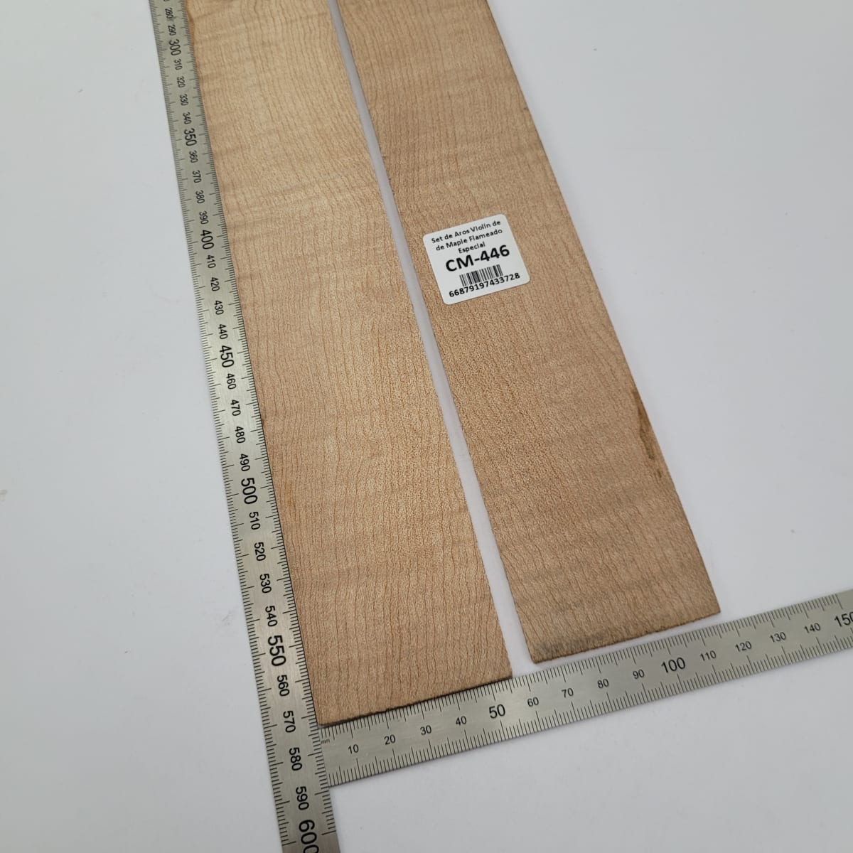 Set de Aros para Violin CM-446 de Maple Flameado Especial2