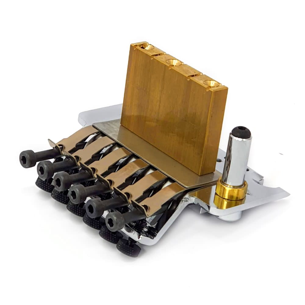 Floyd Rose Zurdo Mod: GE1996T Left-Hand. Color: Chrome con Bloque de 40 mm4