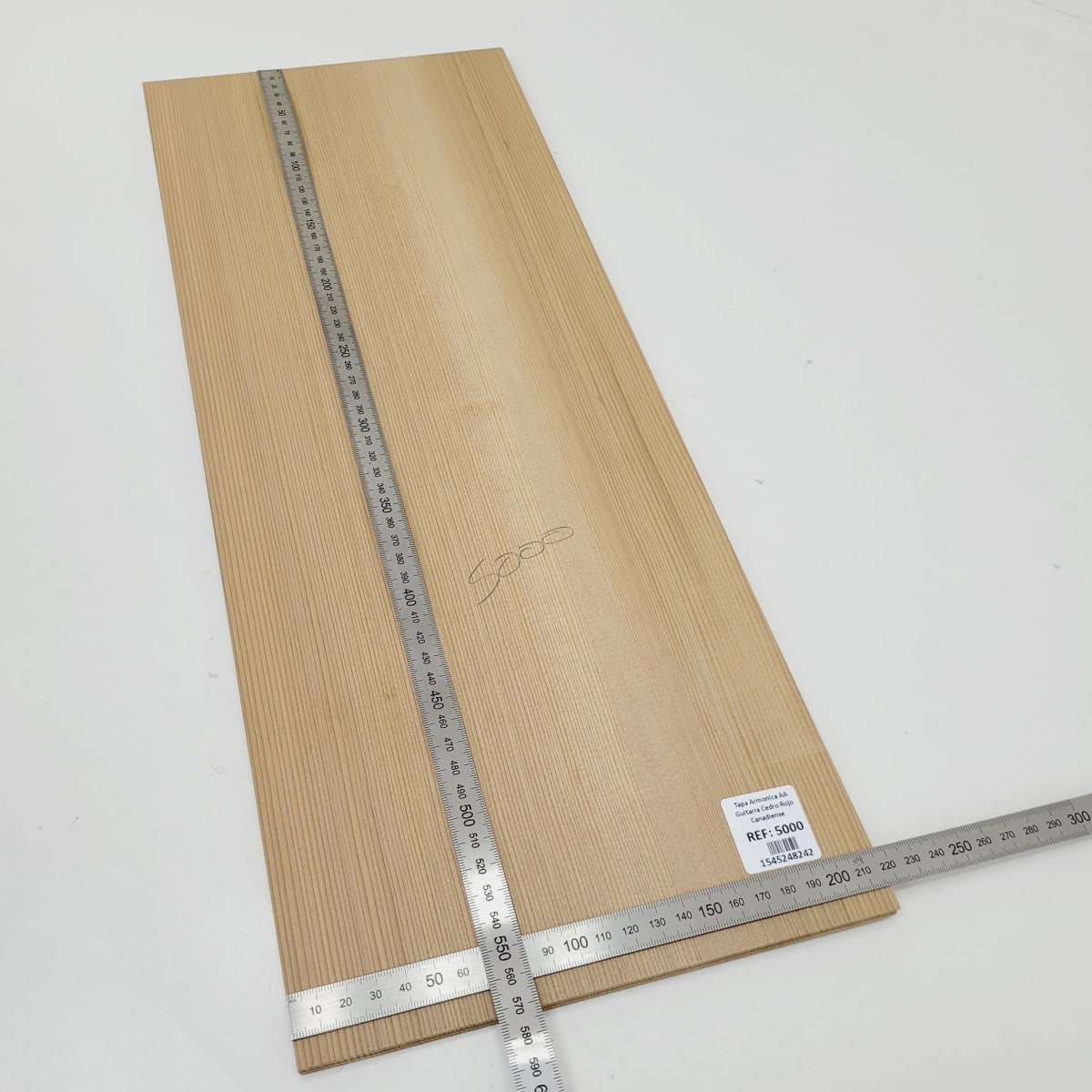Madera para Tapa Armónica REF: 5000 de Cedro Rojo Canadiense Calidad AA para Guitarra2