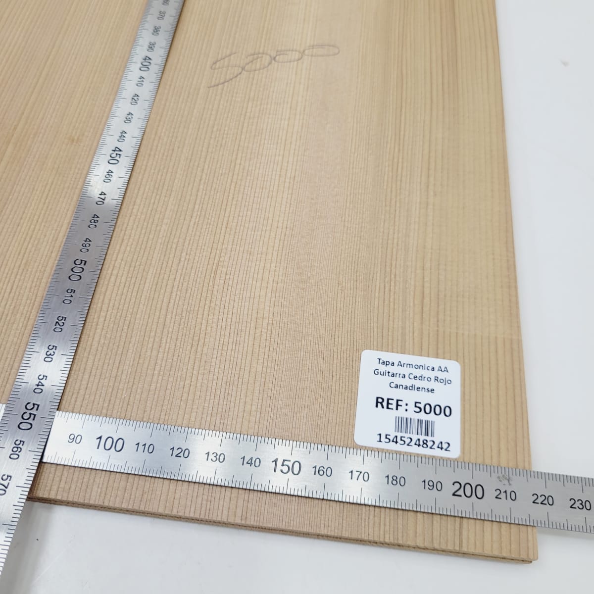 Madera para Tapa Armónica REF: 5000 de Cedro Rojo Canadiense Calidad AA para Guitarra3