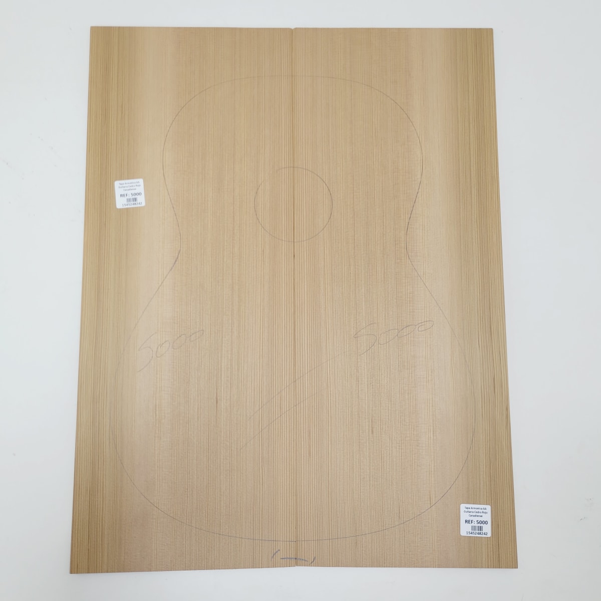 Madera para Tapa Armónica REF: 5000 de Cedro Rojo Canadiense Calidad AA para Guitarra4