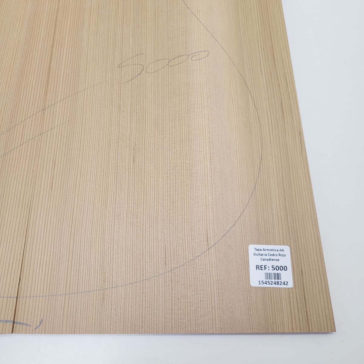 Madera para Tapa Armónica REF: 5000 de Cedro Rojo Canadiense Calidad AA para Guitarra5