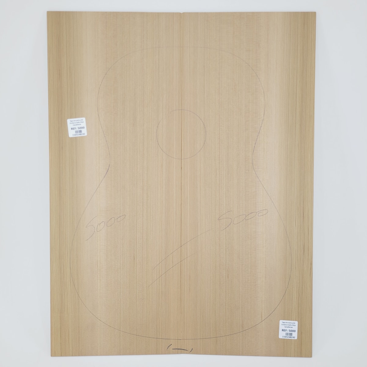 Madera para Tapa Armónica REF: 5000 de Cedro Rojo Canadiense Calidad AA para Guitarra7
