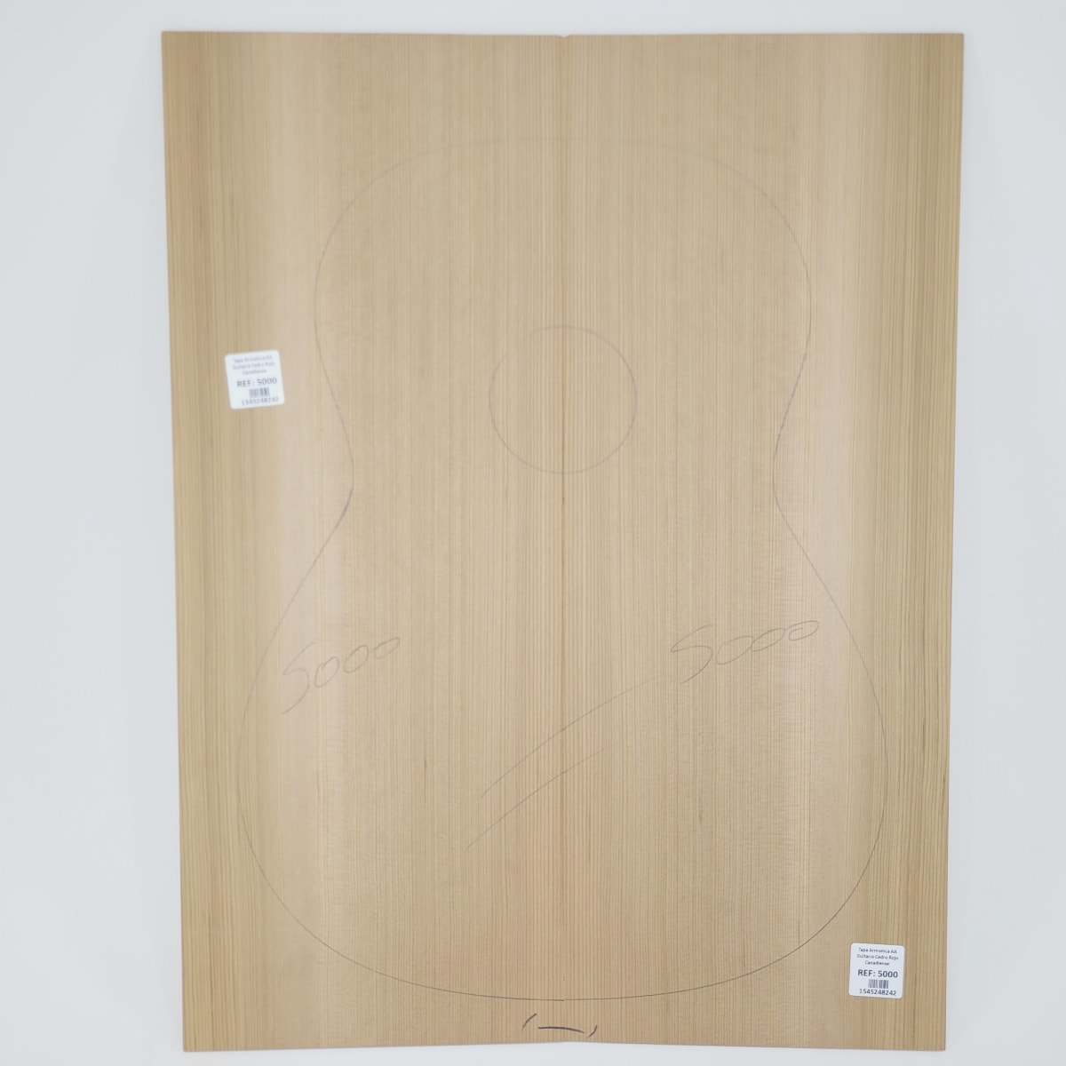 Madera para Tapa Armónica REF: 5000 de Cedro Rojo Canadiense Calidad AA para Guitarra8