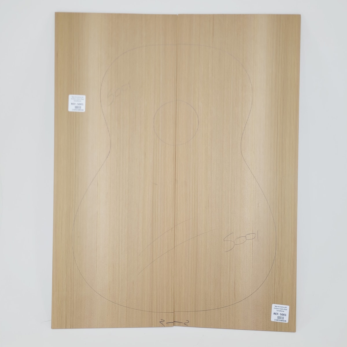 Madera para Tapa Armónica REF: 5001 de Cedro Rojo Canadiense Calidad AAA para Guitarra5