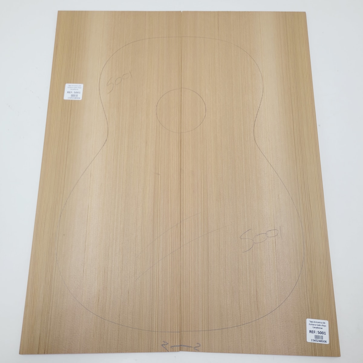 Madera para Tapa Armónica REF: 5001 de Cedro Rojo Canadiense Calidad AAA para Guitarra7