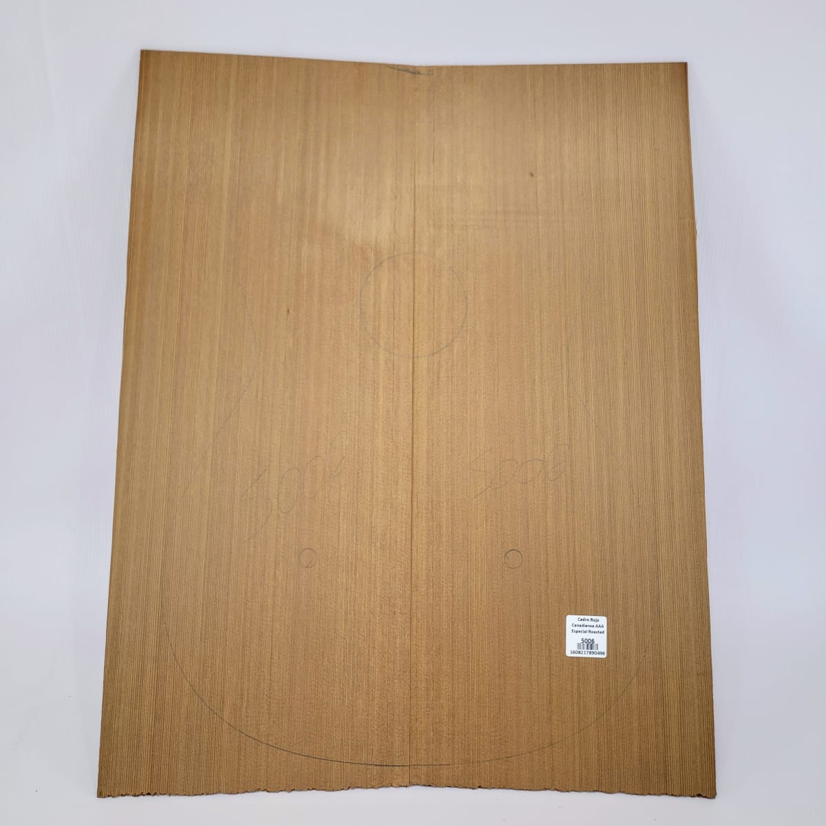 Madera para Tapa Armónica REF: 5006 para Guitarra de Cedro Rojo Canadiense Calidad AAA Especial Roasted 0