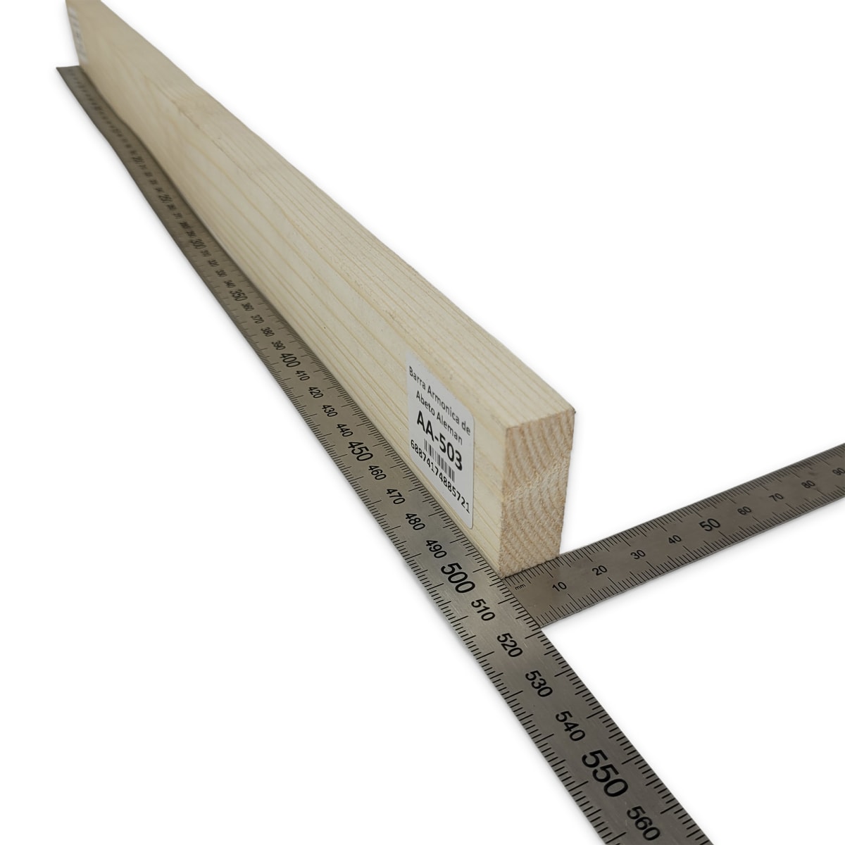 Barra Armonica AA-503 de Abeto Alemán para Armado Interno3