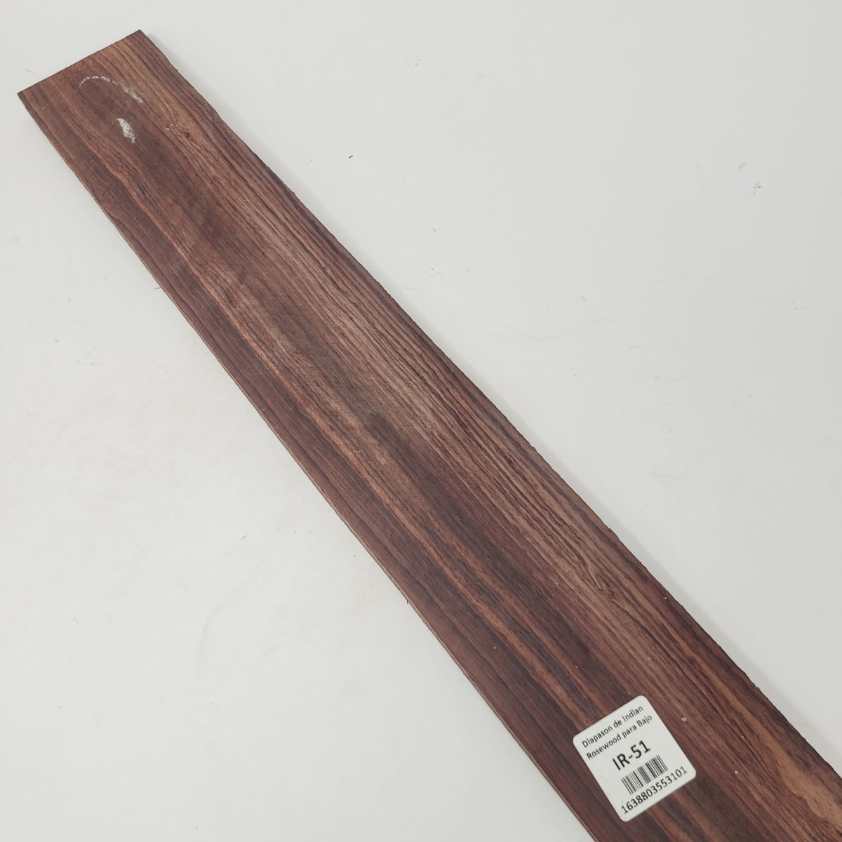Pieza Unica IR-51 de Indian Rosewood Especial (Palosanto de la India) para Diapason de Bajo  / Corte Radial5