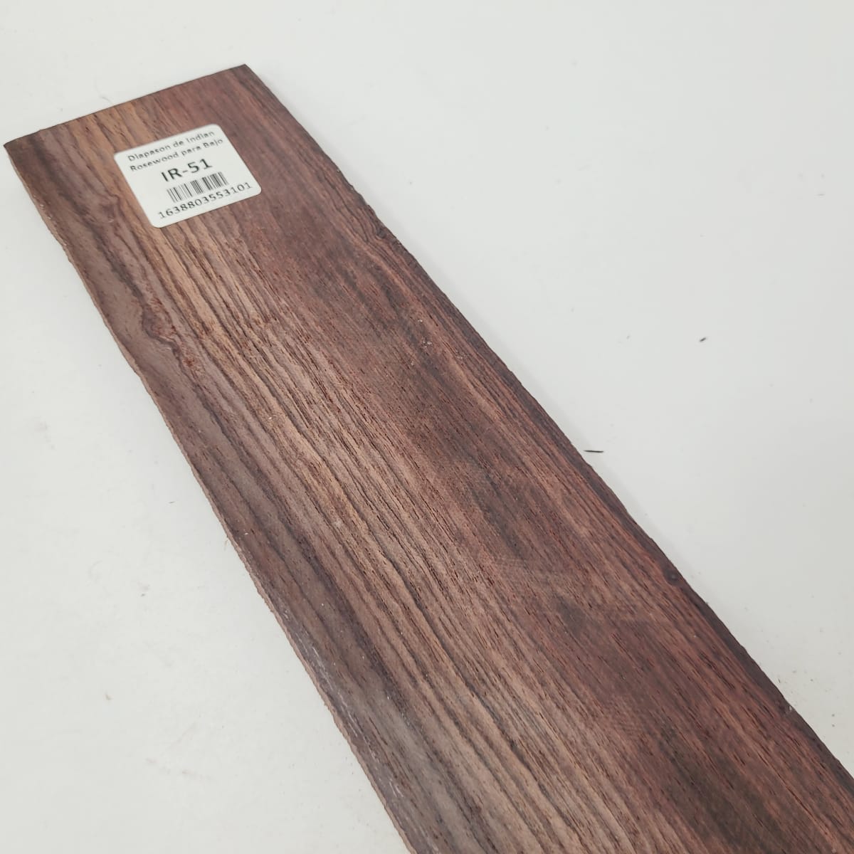 Pieza Unica IR-51 de Indian Rosewood Especial (Palosanto de la India) para Diapason de Bajo  / Corte Radial8