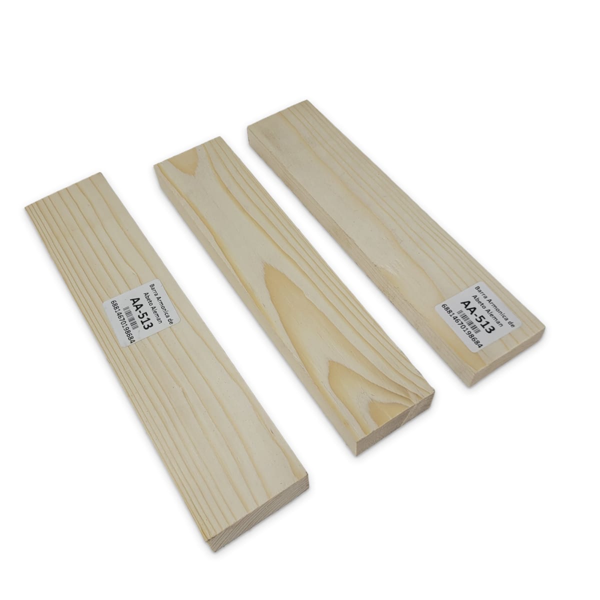 Set de 3 Barras Armonicas AA-513 de Abeto Aleman para Armado Interno 0