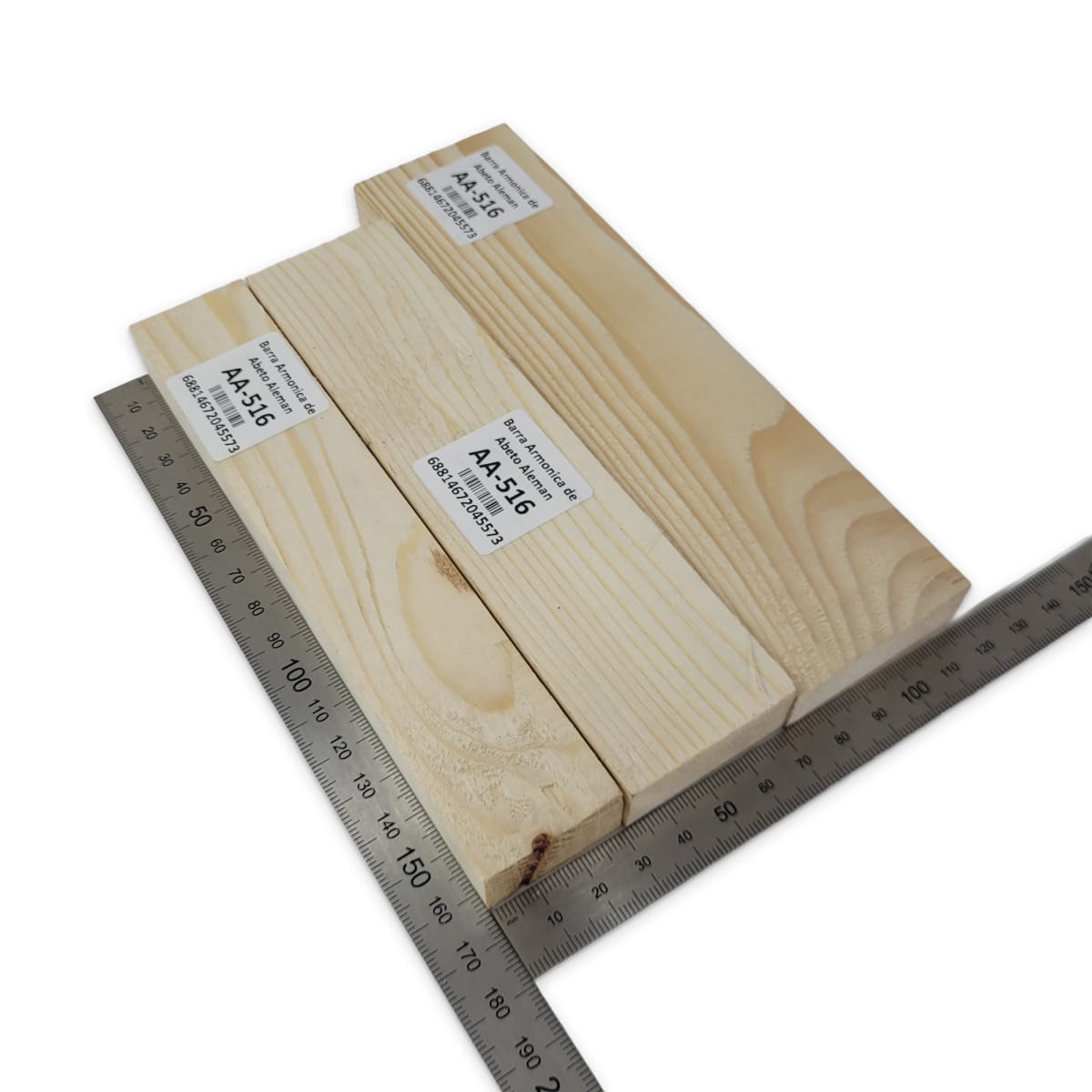 Set de 3 Barras Armonicas AA-516 de Abeto Aleman para Armado Interno2